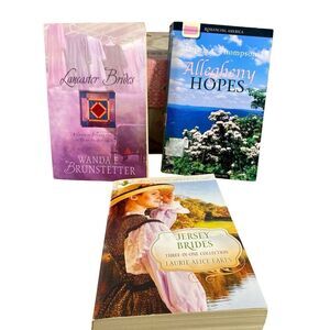 Pennsylvania  New Jersey Romance Novels Set of 3 Romance Paperbacks Book Bundle